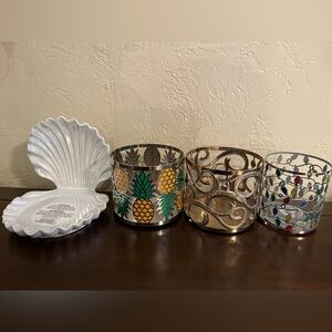 Bath and Body Works candle holders
